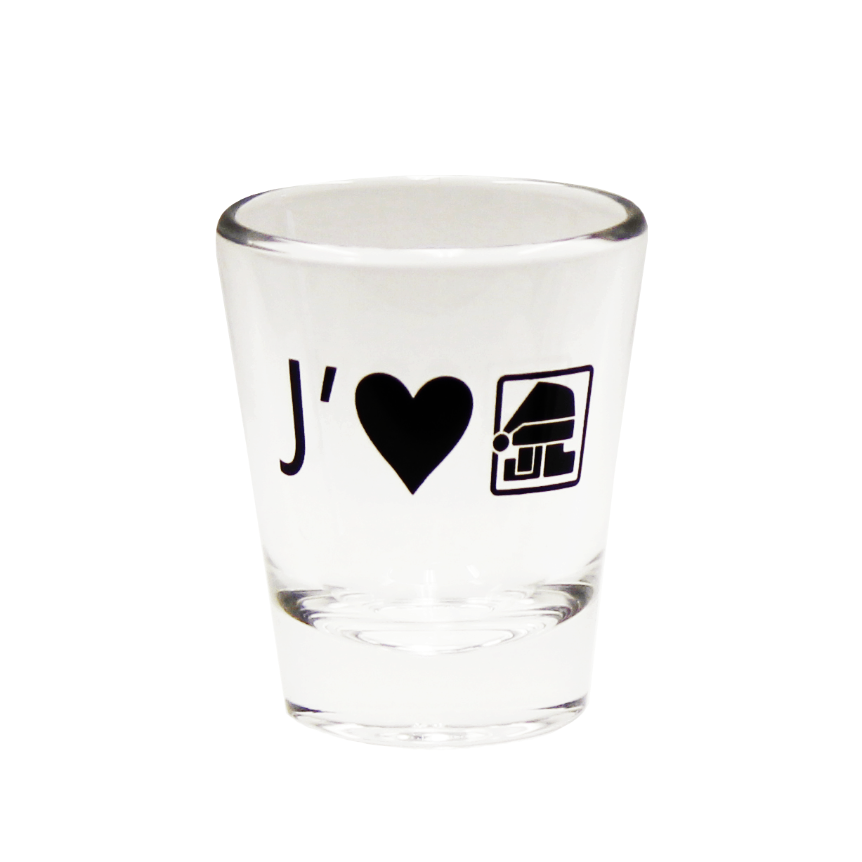 Featured image for “"I love..." Shot glass”