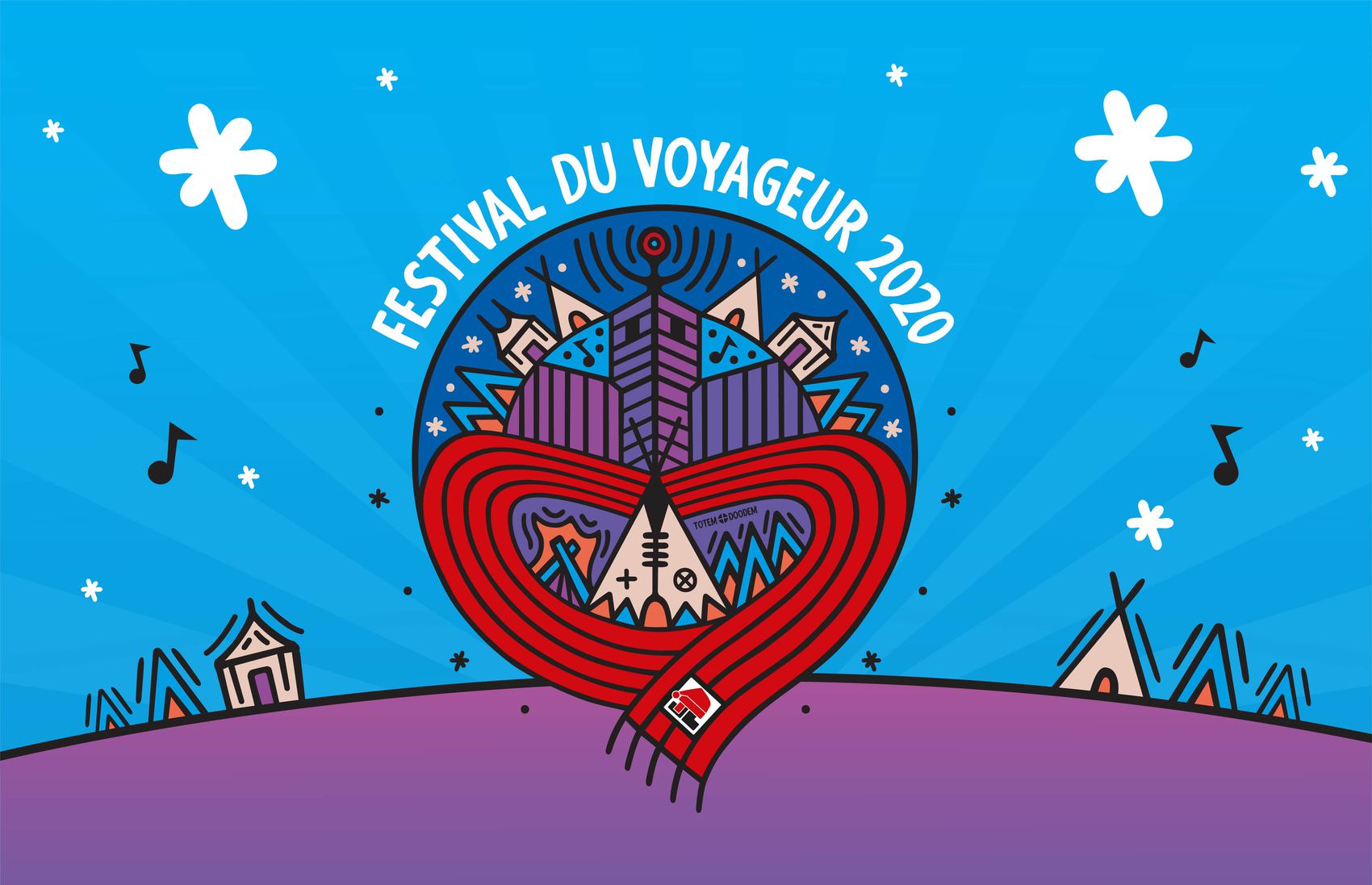 Featured image for “Festival du Voyageur launches 2020 wordmark designed by Jordan Stranger”