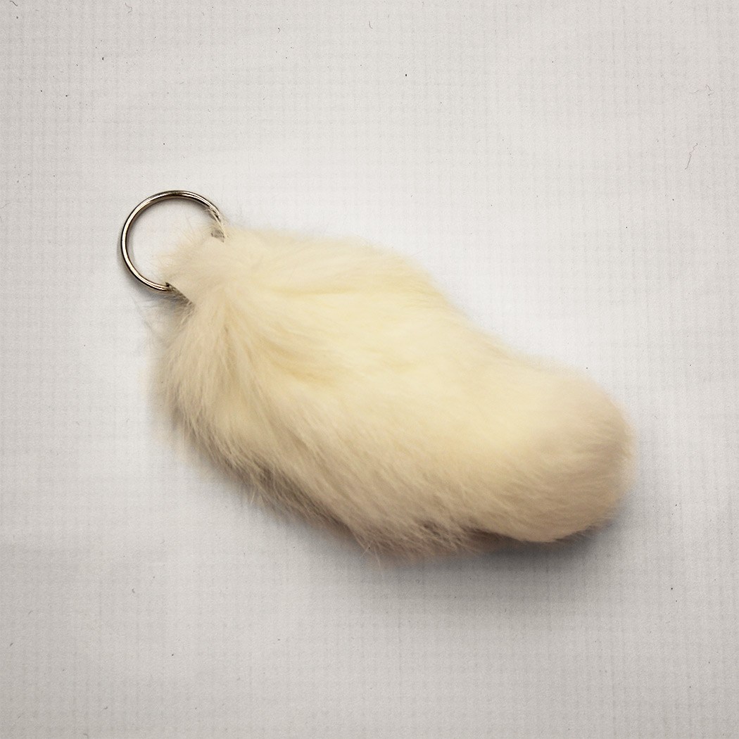 Featured image for “Rabbit tail Keychain”